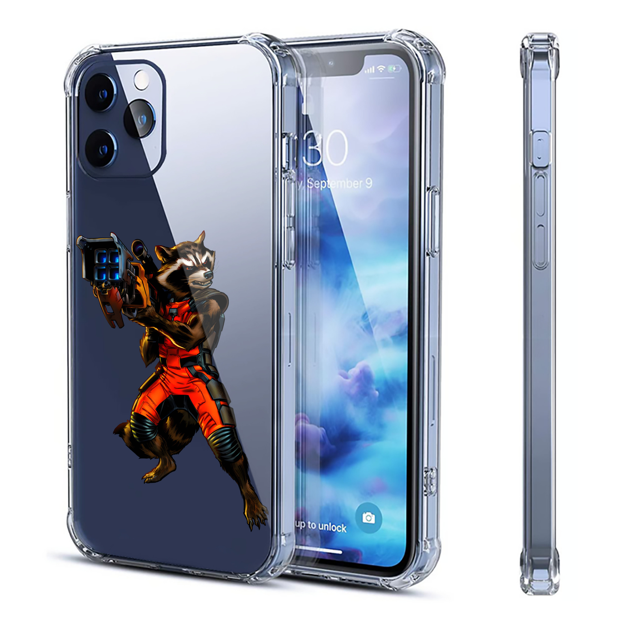 （画像用） アベンジャーズ The Avengers 【iPhone 12シリーズ対応】透明スマホケース（クリアソフトケース）